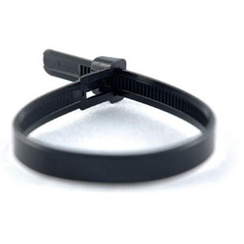 Kabel Ties ( Bisa Dibuka ) 30 CM - Reusable Cable Ties - Warna Hitam