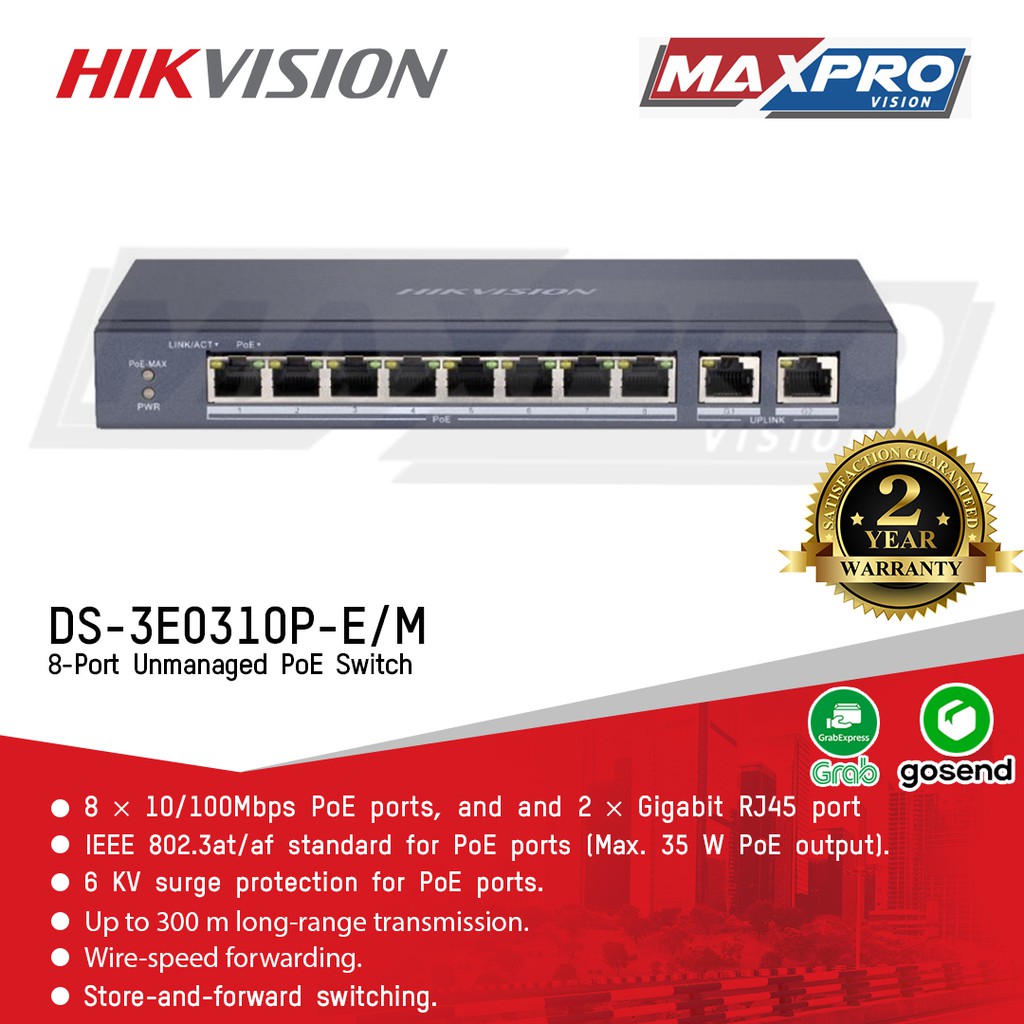 DS-3E0310P-E/M - HIKVISION POE