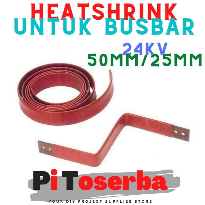 Heatshrink 24kV 50mm / 25mm Insulator Tubes Busbar MV Selongsong