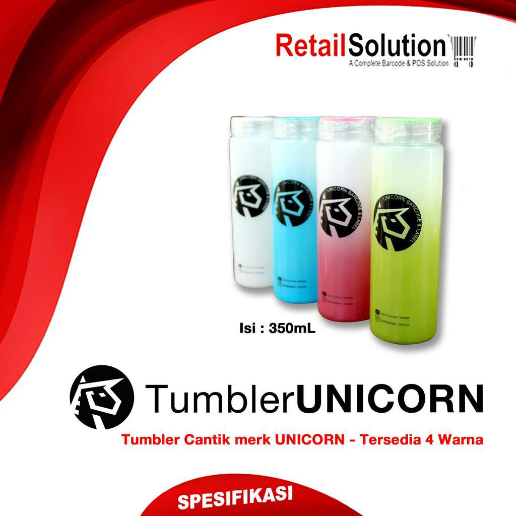 Tumblr Tumbler Minum Kaca Unicorn 350ml 350 ml