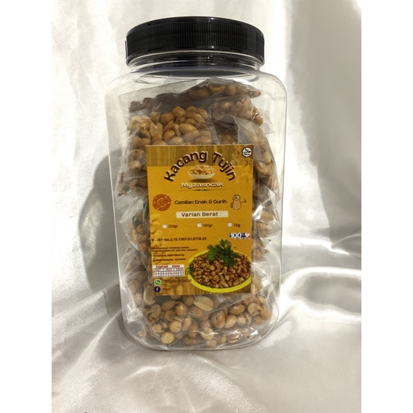 

Kacang Tojin / Kacang Tujin Kampuang/ Kampung per pcs Toples, Asli khas Minang Padang