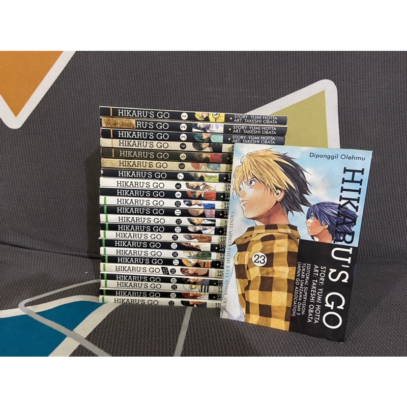 Paket Komik Hikaru Go Hikarus No Go Vol 1-23 Tamat Lengkap Set