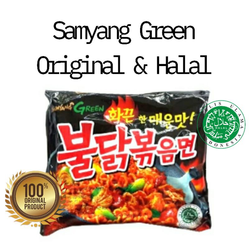 

Samyang Green Mie Instant Goreng Original & Halal