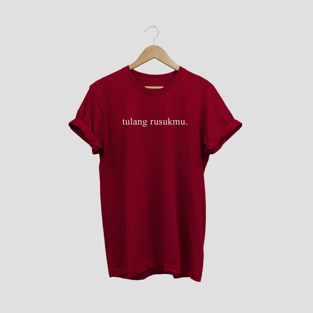 KAOS KATA KATA LUCU TULANG RUSUK T-SHIRT KATA MUTIARA BIG SIZE M L XL XXL XXXL XXXXL XXXXXL