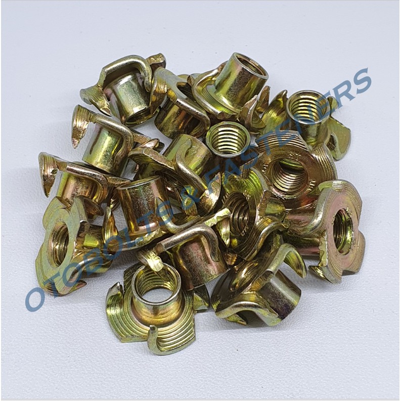 Tee Nut M8 / Mur Cakar M8 / Mur Tanam Kayu / T Nut / Mur Furniture