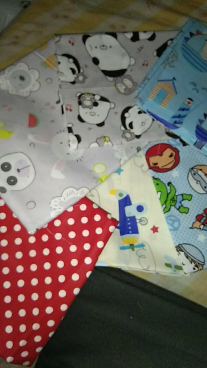 Paket Perca 40x100 - Kain Sprei Katun Lokal Paket Perca