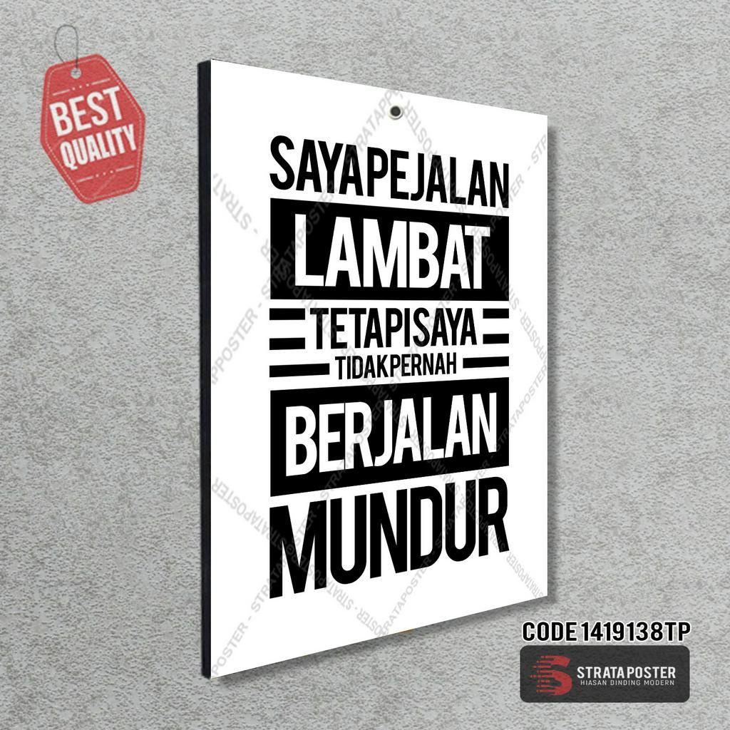 Hiasan dinding minimalis Poster motivasi Wall decor quotes