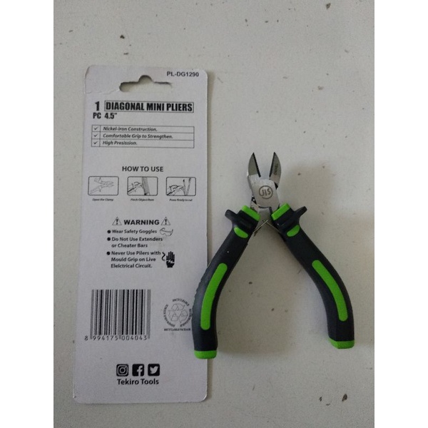 Tekiro Tang Potong Mini 4,5 inch / Diagonal Pliers JAPAN STANDART