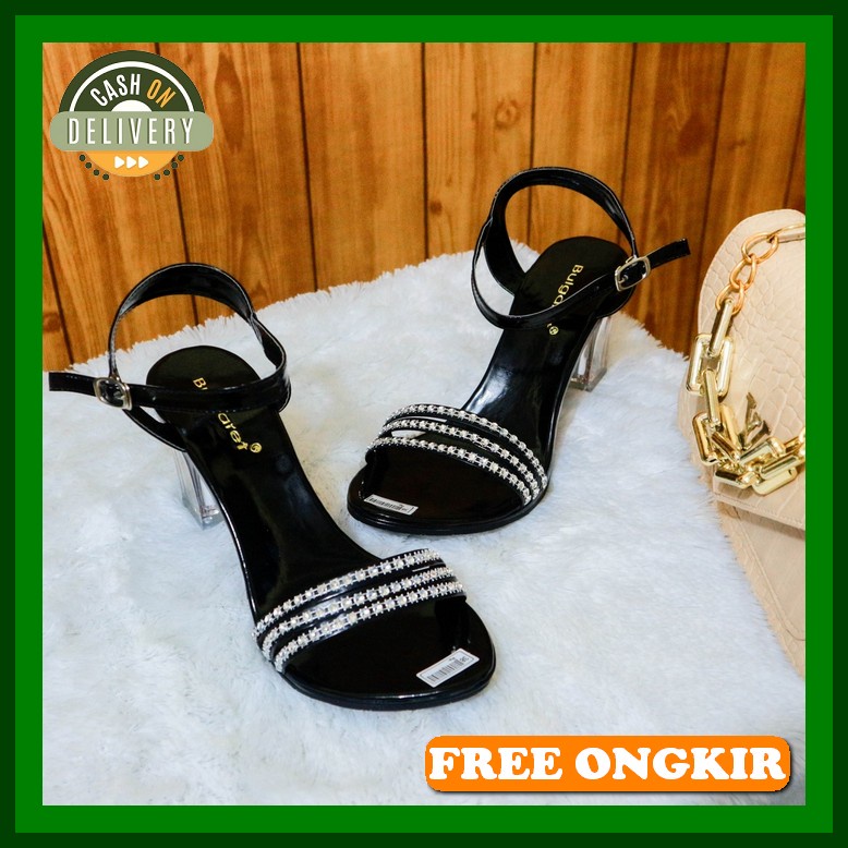 Haihils Wanita Kekinian Haihil Remaja Import Haighils Cewek Kondangan  High Heels Andin Wanita Stra