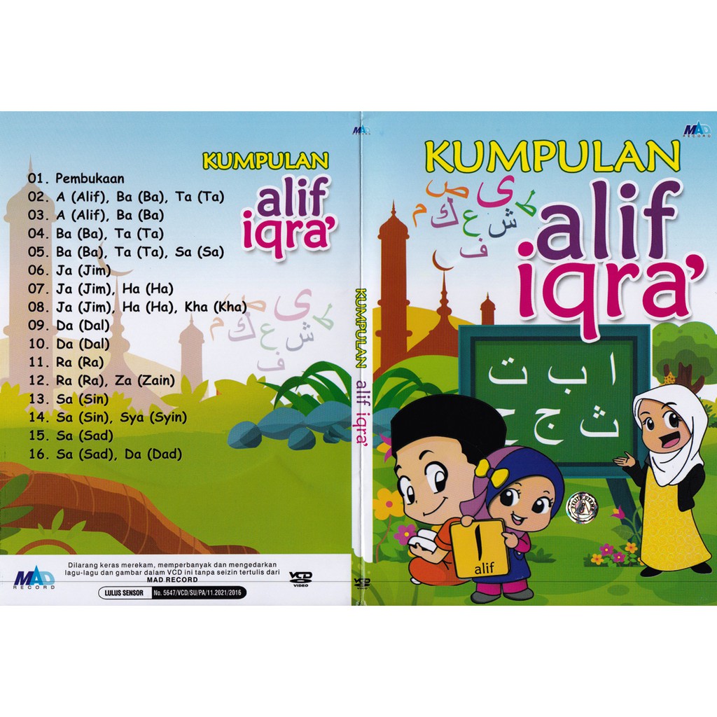 VCD KUMPULAN ALIF IQRA'