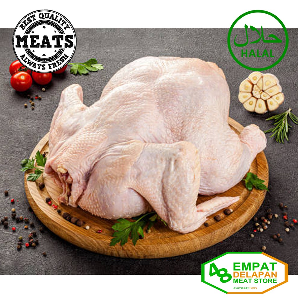 Jual Ayam Karkas Berat 1 3 1 5 Kg Indonesia Shopee Indonesia