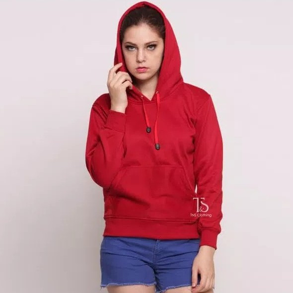 Sweater Wanita Sweater Polos Hodie Fleece