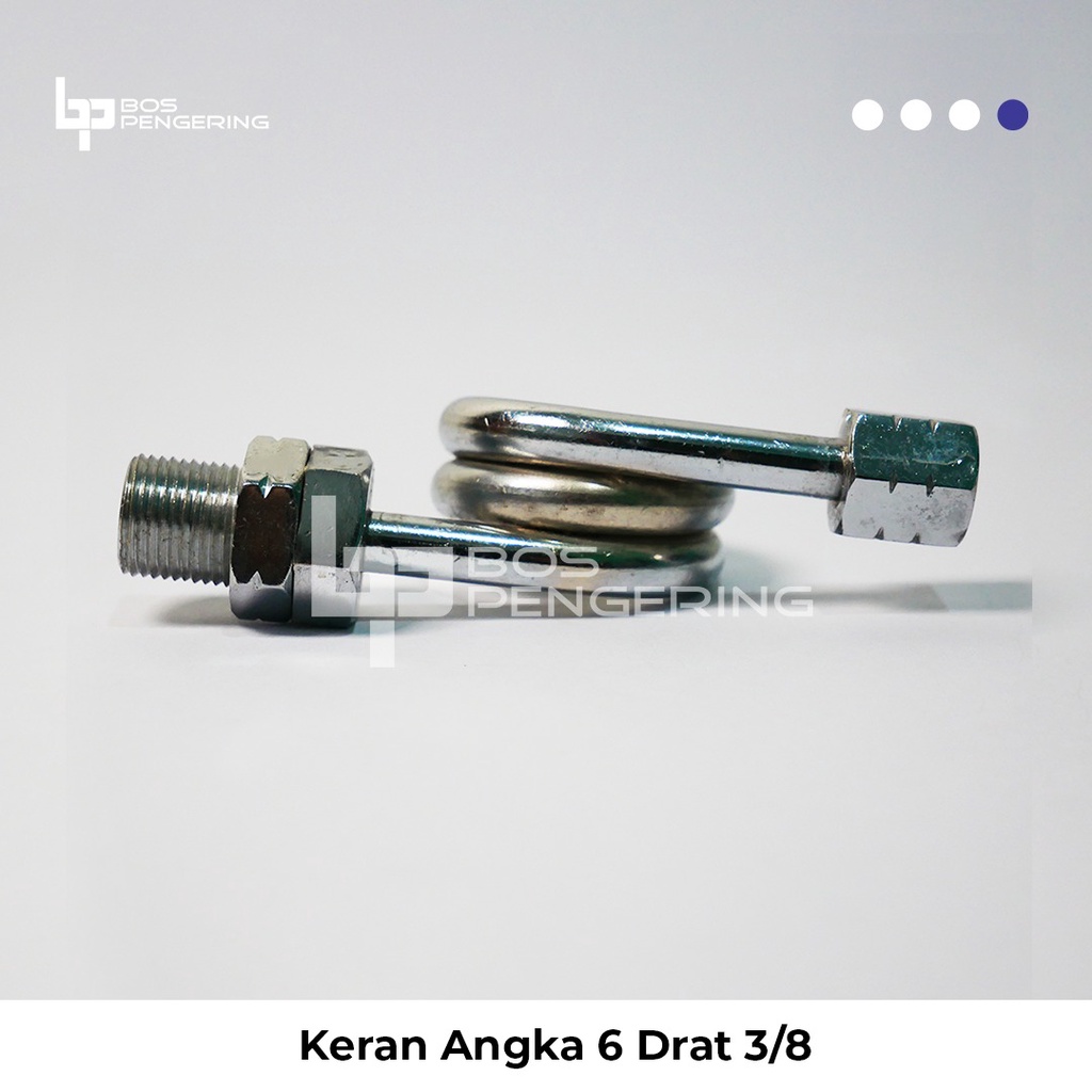 Pipa Angka 6 Keran Bar Meter Angka 6 Pipa Syphon Boiler