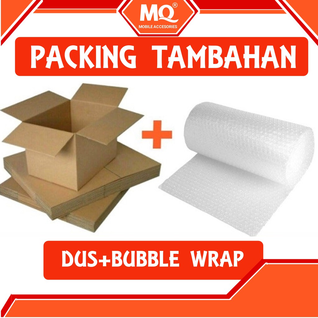 DUS PACKINGAN TAMBAHAN  /BUBBLE WRAP MENGHINDARI BARANG PECAH