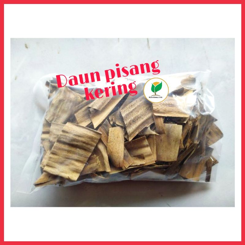 DAUN pisang kering kelaras