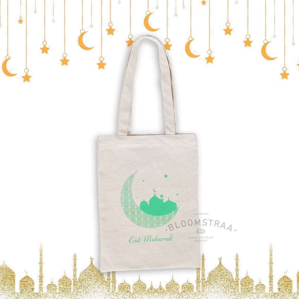 [THOORY] Tote Bag Kanvas Ramadhan Tas Lebaran Idul Fitri Souvenir Bag