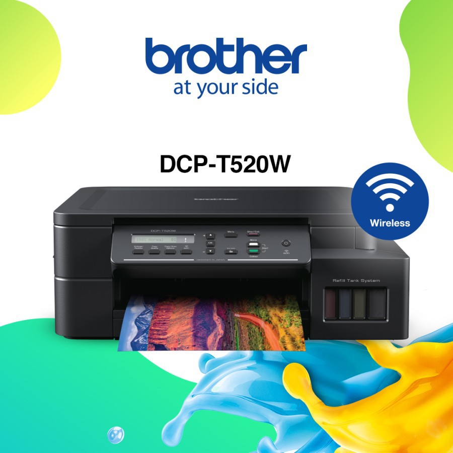 Printer Brother DCP-T520W / 520W Garansi Resmi T520 All in One Wifi