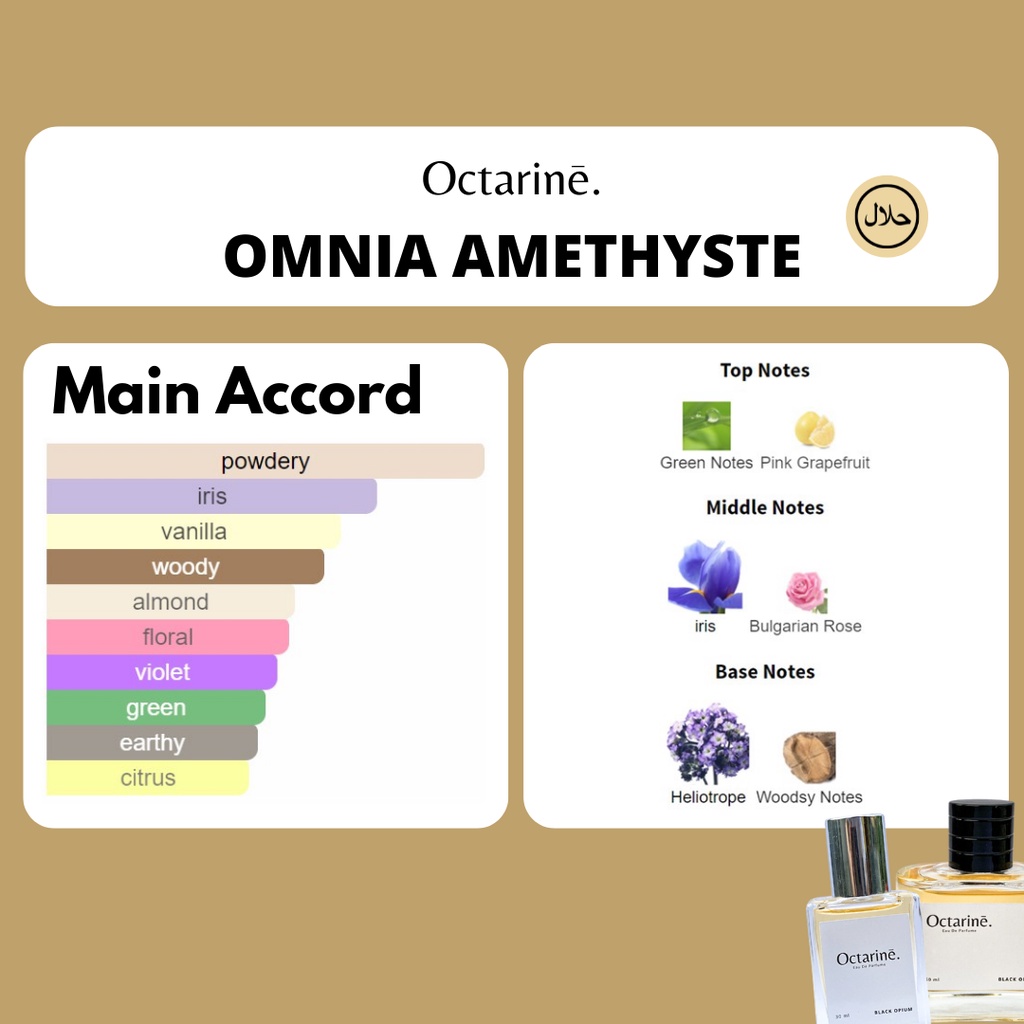 Octarine - OMNIA ATHYS Parfum Wanita Pria Tahan Lama Aroma Lembut Fresh Elegan Sexy | Parfume Perfume Farfum Minyak Wangi Cewek Cowok Murah Original