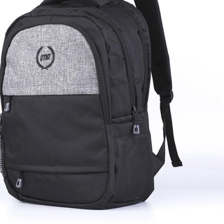 18" Mens Black Oxford School Backpack Usb Men Laptop Backpack Book Backbag