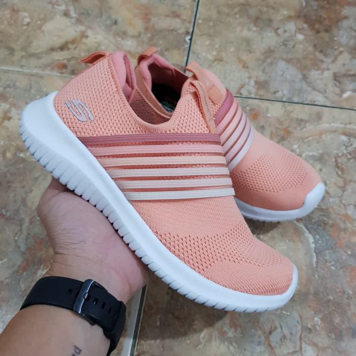 Sepatu Original Skechers Ultra Flex Brightfull - Peach