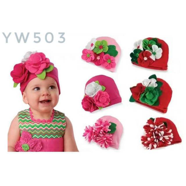Topi anak/turban anak /topi bayi import topi balita topi anak perempuan import