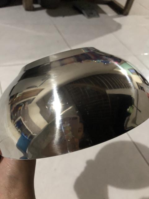Mangkuk Stainless 2 Lapis /mangkok Anti Panas/ China Bowl 18cm