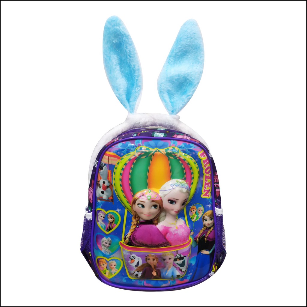 Tas Ransel Sekolah Anak Perempuan Sablon Karakter Lucu Emboss Bagpack Sekolah - PG 8867