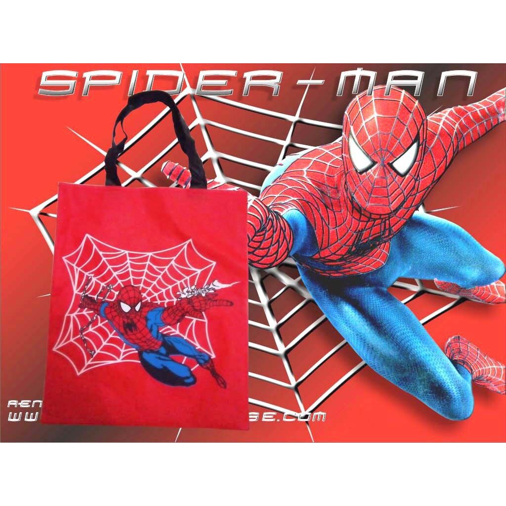 

Goodie Bag Spiderman Tas Tenteng Motif Spiderman Wadah Tempat Ultah Anak Karakter Kartun Avenger