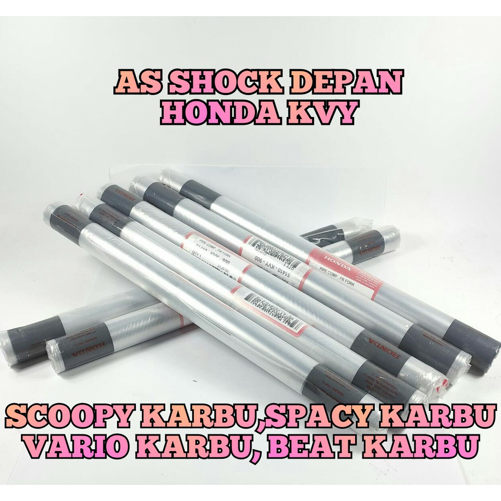 AS SHOCK DEPAN KVY asli original motor honda BEAT karbu , SCOOPY carbu , VARIO 110 KARBUrator PIPA S