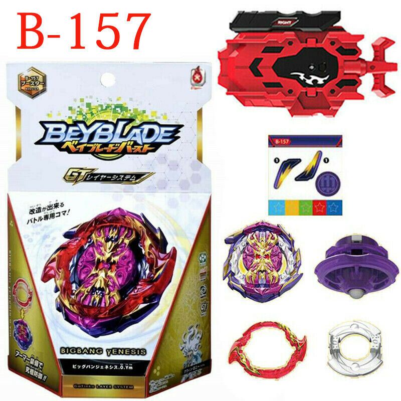 New Arrival Beyblade Burst GT B157 Booster Big Bang Genesis.0.Ym With L.R Launcher Gifts High Effectiveness