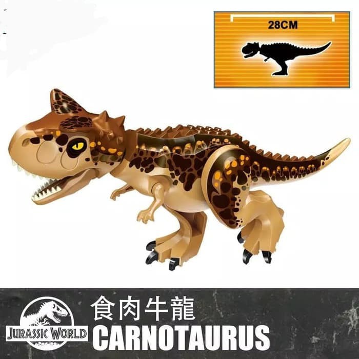 JK -  Lego Dinosaurus Carnotaurus mainan dinosaur Jurassic World Brick