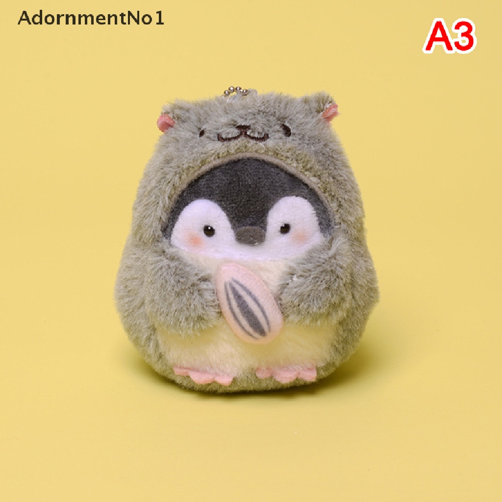 (AdornmentNo1) Gantungan Kunci Boneka Plush Bentuk Penguin Kartun Lucu