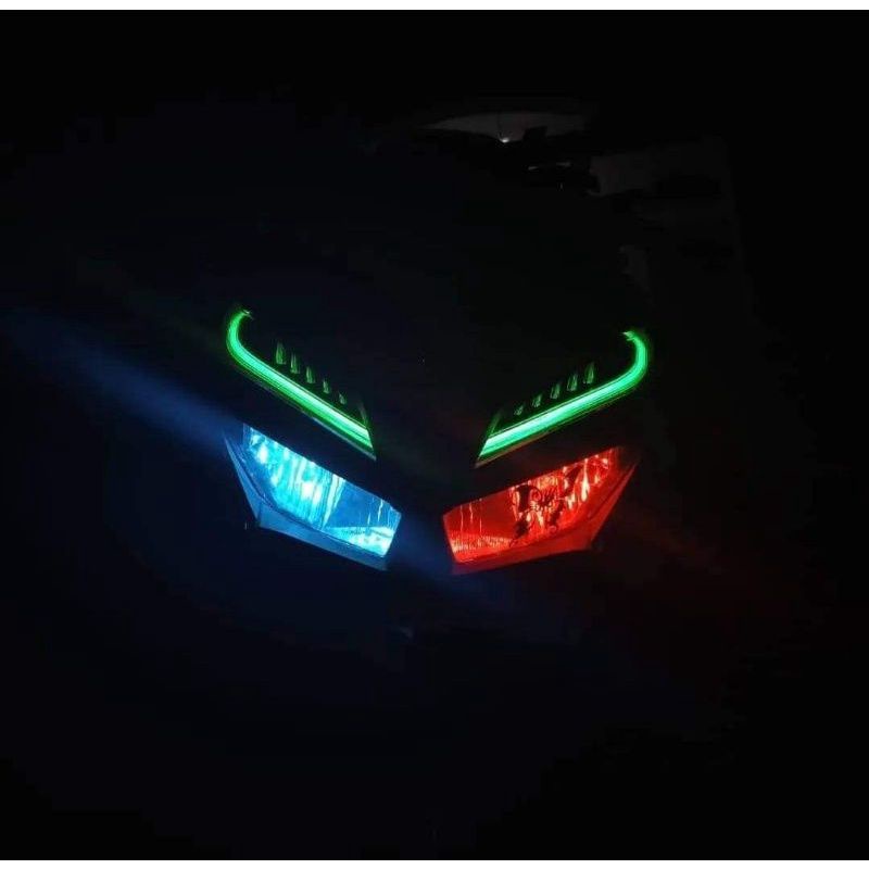 PAKET 2 PCS ALIS 2 PCS DEMON EYES LED ALIS VARIO 125 150 & FREE DEMON EYES