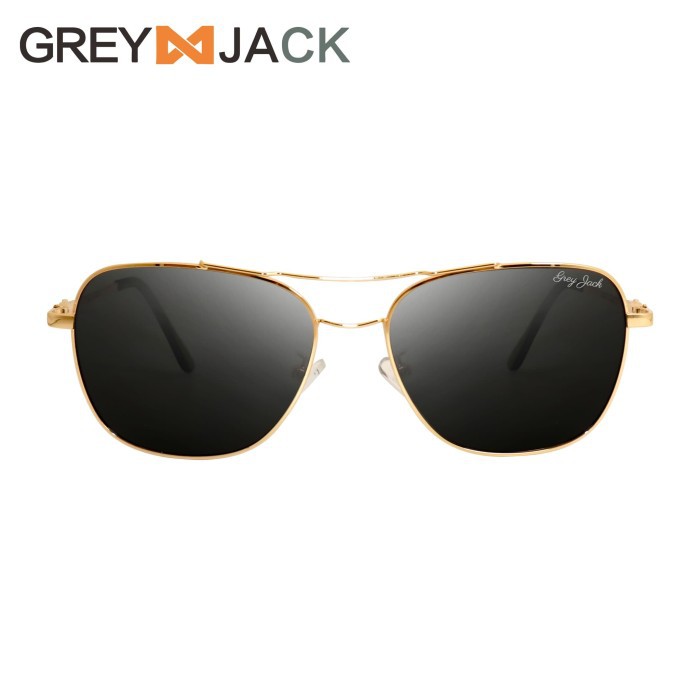 

Grey Jack Kacamata Hitam Aviator Fashion Pria Sunglasses Polarized Pelindungan UV 1621