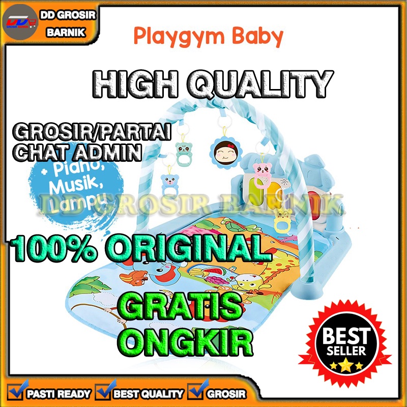 [DGB] BABY GYM PLAYMATE PIANO BAYI KEYBOARD LAGU MUSIK PLAY PLAIMET PLYMAT PERLAK