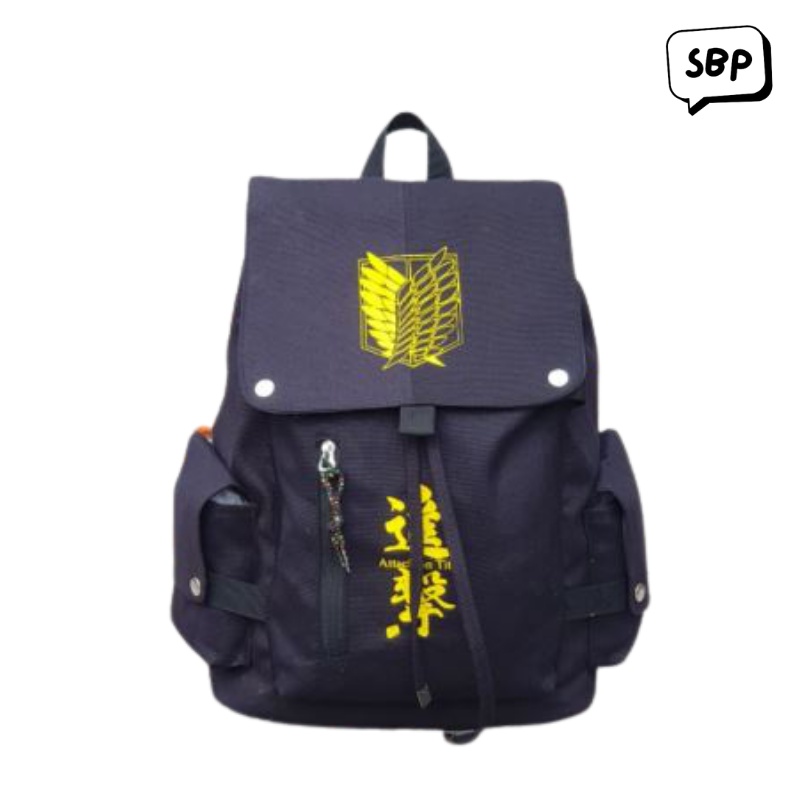 [COD] Anime Attack On Titan Tas AoT Ransel Bagpack Tas Sekolah Pria Stylish Korea Tas Wanita SBP