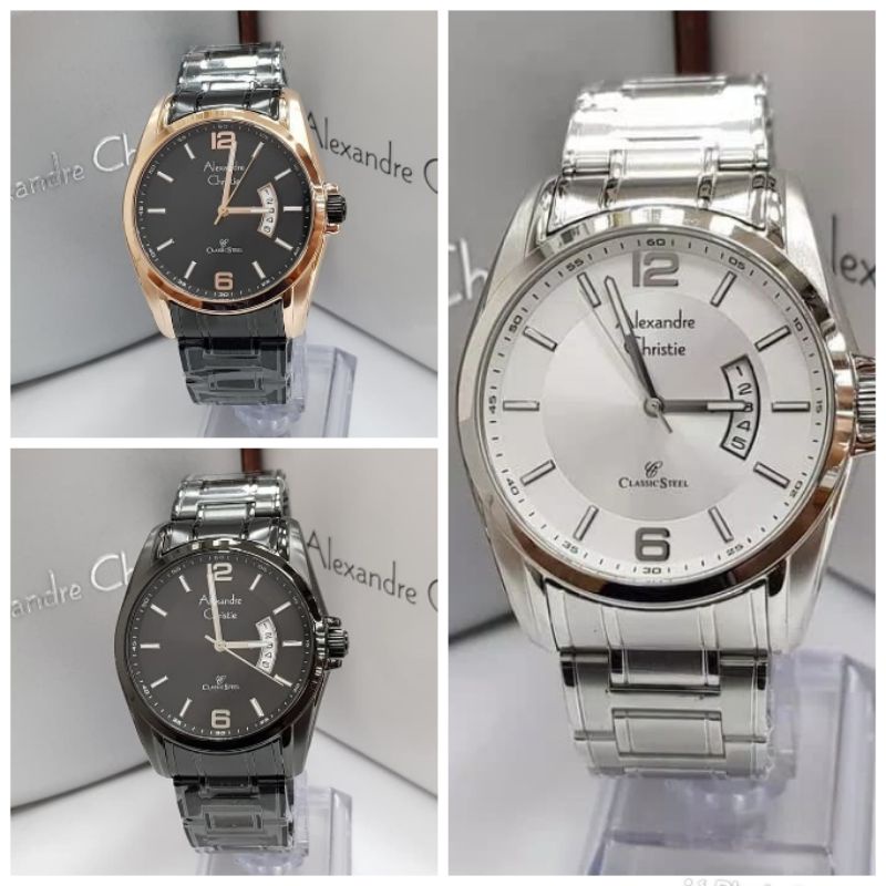 Jam tangan pria Alexandre Christie AC 8289 AC8289 original garansi resmi