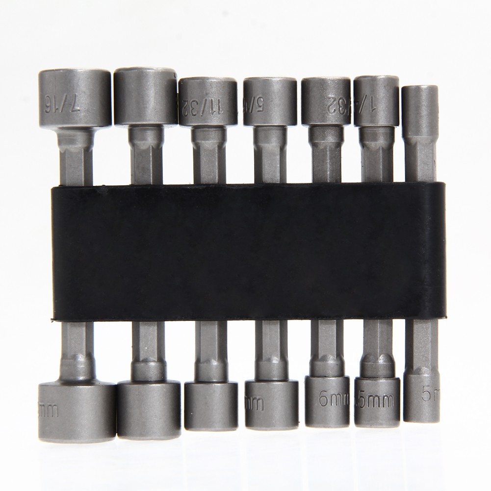 14Pcs Set Mata Bor Nut Metric soos 1 / 4 &quot;Hex astarit.id