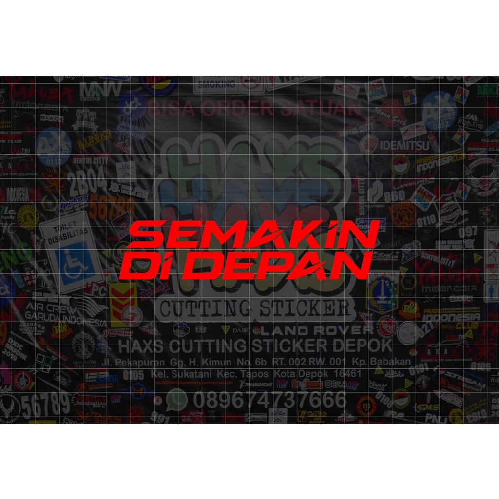 Cutting Sticker Logo Tulisan Yamaha Semakin Didepan Ukuran 11 Cm Untuk Motor Mobil