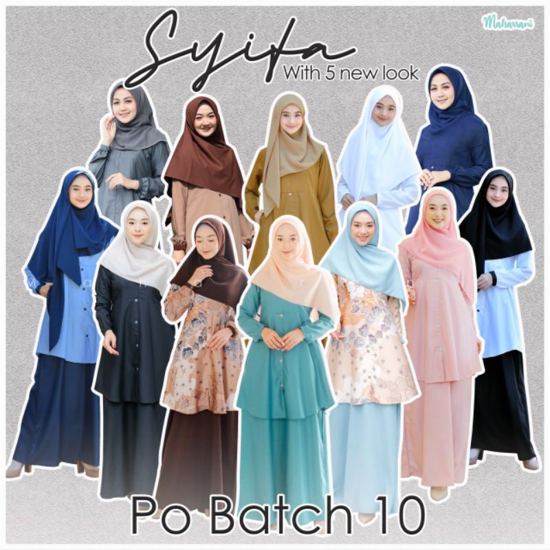 (BACA DESKRIPSI) SYIFA DRESS BY MAHARANI/ GAMIS TUNIK BAJU KERJA WANITA