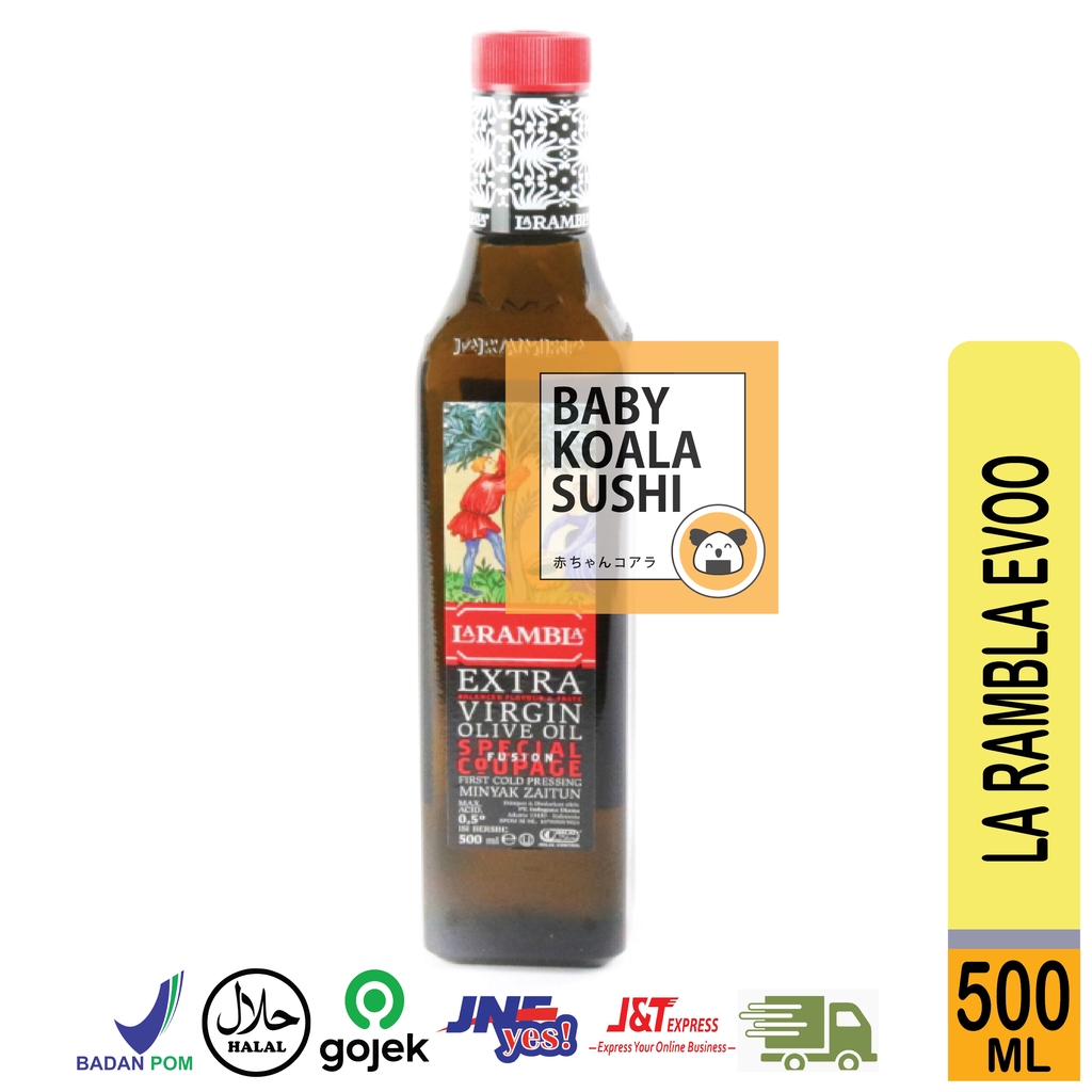 LA RAMBLA Extra Virgin Olive Oil Minyak Zaitun 500 ml Halal │ EVOO Import Spanyol