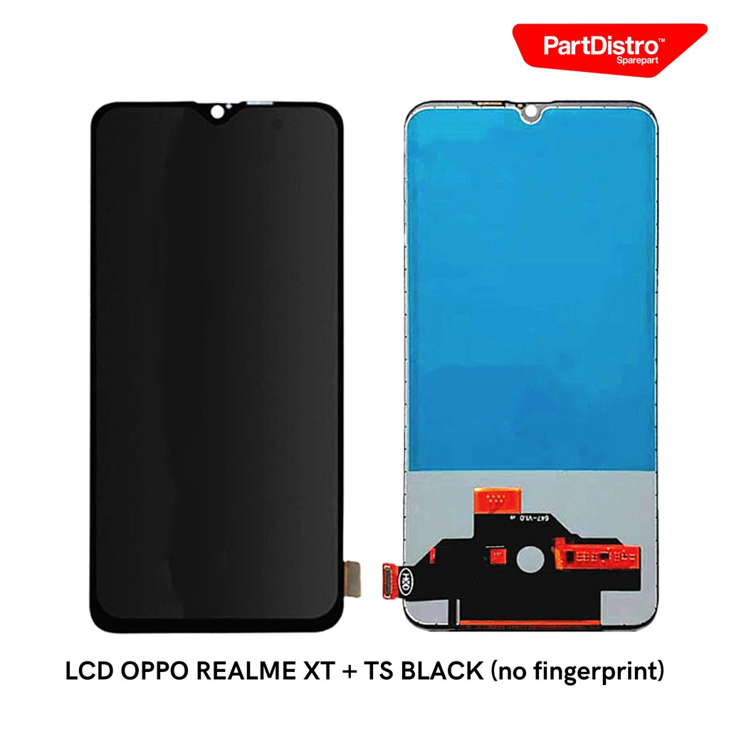 LCD OPPO REALME XT + TS BLACK NO FINGERPRINT
