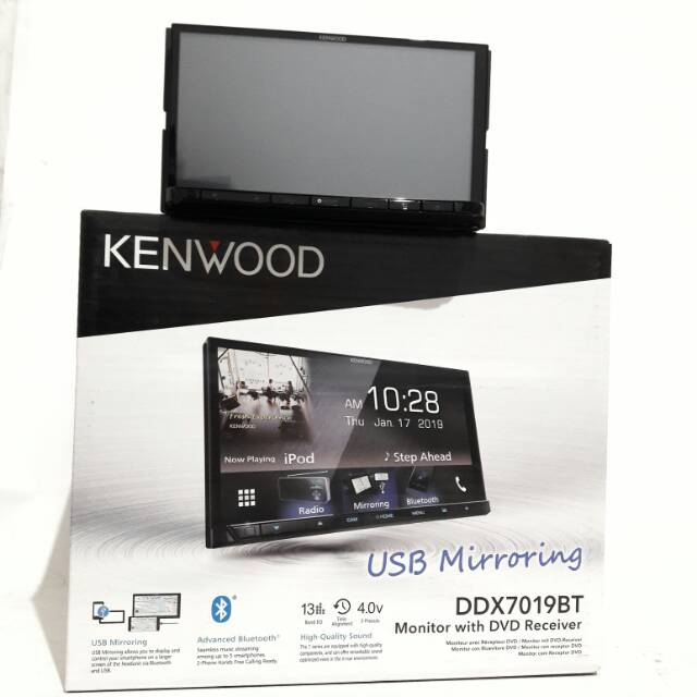 Doubledin Kenwood DDX 7019 BT 6.95" / 7019BT / DDX7019 - Mirrorlink Android Bluetooth Headunit Mobil