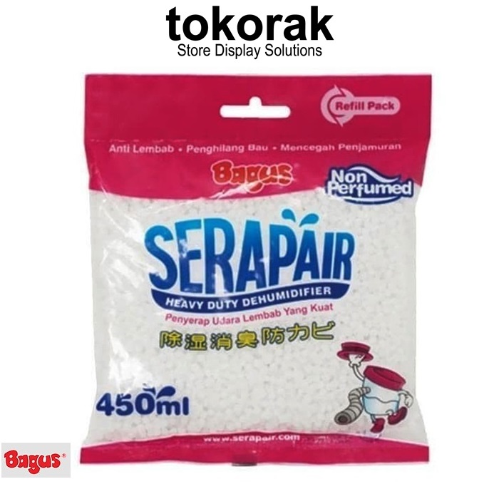 BAGUS SERAPAIR REFILL 450ML SERAP AIR PENGHILANG BAU JAMUR ANTI LEMBAB