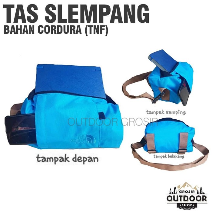 Best Product Tas Slempang Tnf 3 In 1 (Slempang / Waist Bag / Tas Pinggang)- Bodybag - Hitam