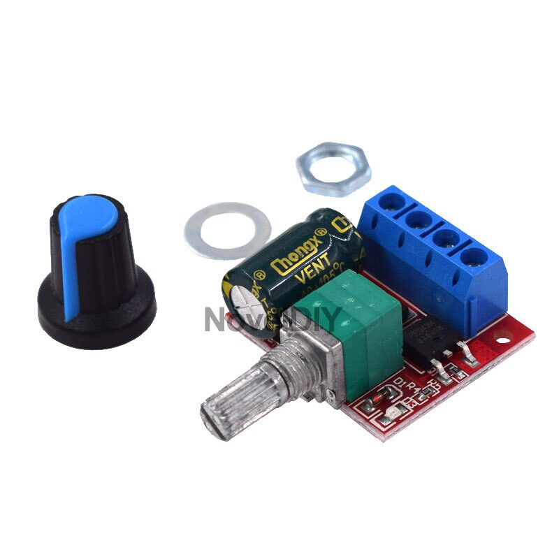 VARIABLE PWM MOTOR SPEED LED DIMMER CONTROLLER KONTROLLER DC 5A