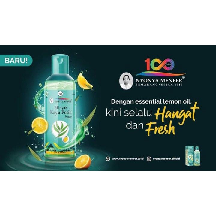 Minyak Kayu Putih Lemon Nyonya Meneer 100ml