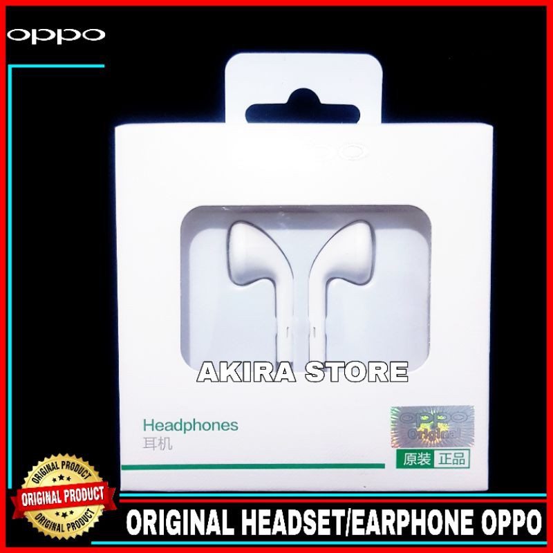 Headset Earphone OPPO A77 A39 A57 Mirror 3 F1 Original 100%