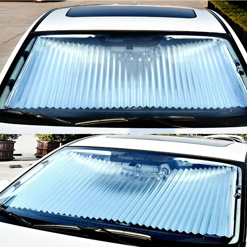 AUTOTECH Tirai Penutup Sinar Matahari Car Sun Block Curtain 70 Cm - XZM121 - Black