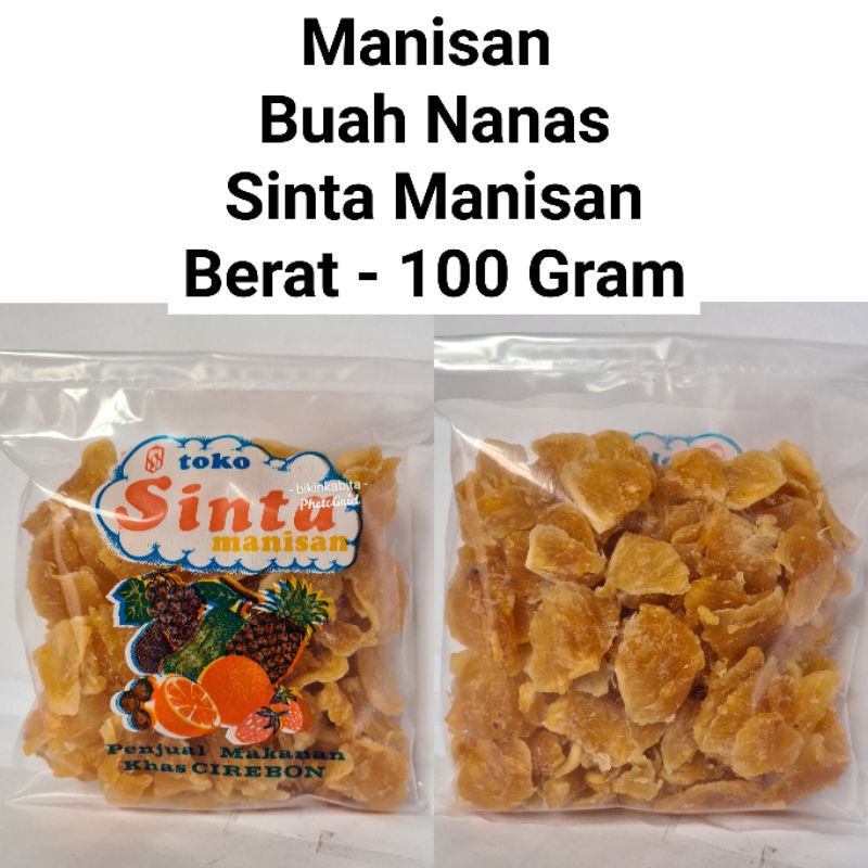 

Manisan Buah Nanas Asli Sinta Manisan Berat - 100 Gram Oleh Oleh Khas Cirebon